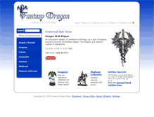 Tablet Screenshot of fantasydragonshop.com
